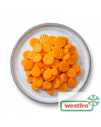 Westfro Sliced carrots crinkle cut