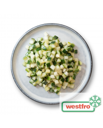 Westfro Diced zucchini 10x10