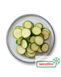 Westfro Sliced zucchini flat cut 20/45