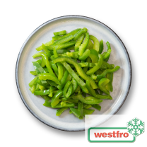 Westfro Poivrons en lanières verts