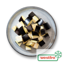 Westfro Aubergine en cubes 20x20