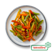 Westfro Poivron en lanières rouge/vert